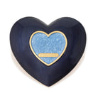 Jay Strongwater Aria Floral Heart Trinket Tray - Blue, alternate view