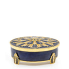 Jay Strongwater Art Deco Box- Delft Garden