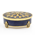 Jay Strongwater Art Deco Box- Delft Garden, alternate view