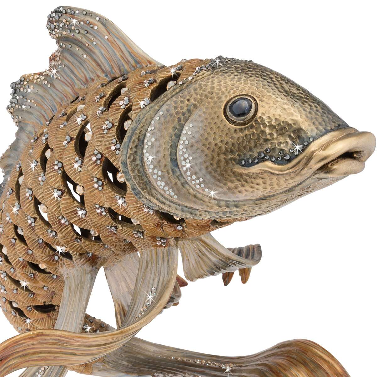 Jay Strongwater Asagi Koi Fish Figurine, alternate view