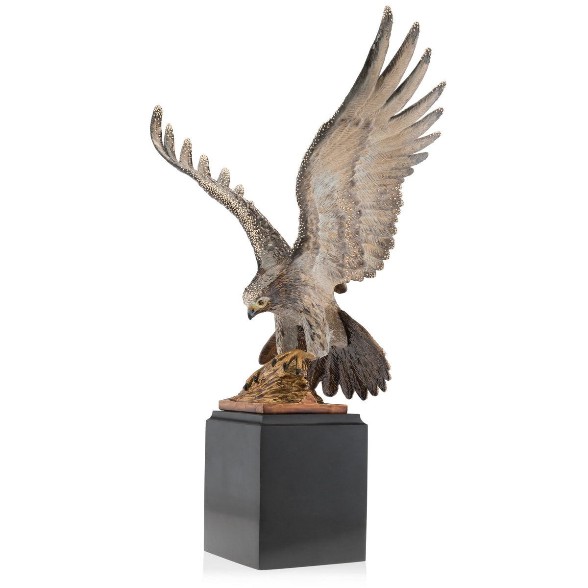 Jay Strongwater Baldwin Falcon Figurine, alternate view
