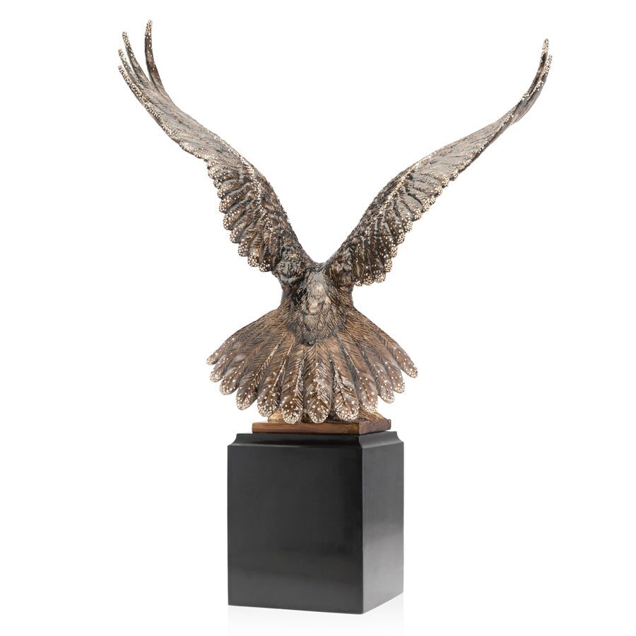 Jay Strongwater Baldwin Falcon Figurine, alternate view