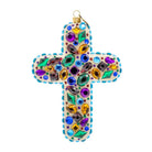 Jay Strongwater Bejeweled Cross Ornament, alternate view