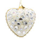 Jay Strongwater Bejeweled Opal Heart Ornament, alternate view