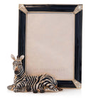 Jay Strongwater Benton Zebra 5"x7" Frame - Jungle