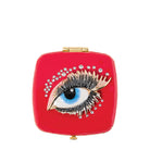 Jay Strongwater Bette Eye Compact Handheld Mirror