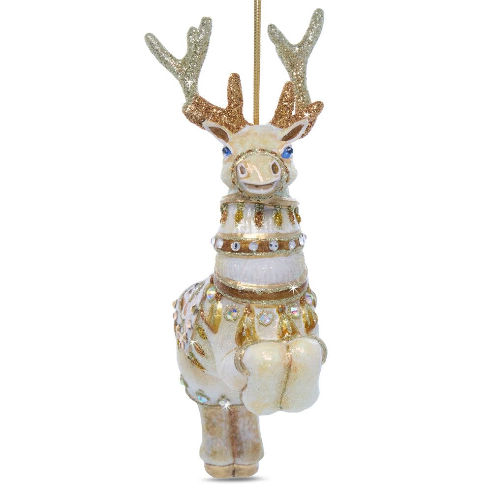 Jay Strongwater Blitzen Glass Ornament, alternate view