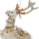 Jay Strongwater Blitzen Glass Ornament, detail view