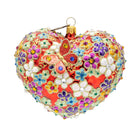 Jay Strongwater Blossom Floral Heart Ornament