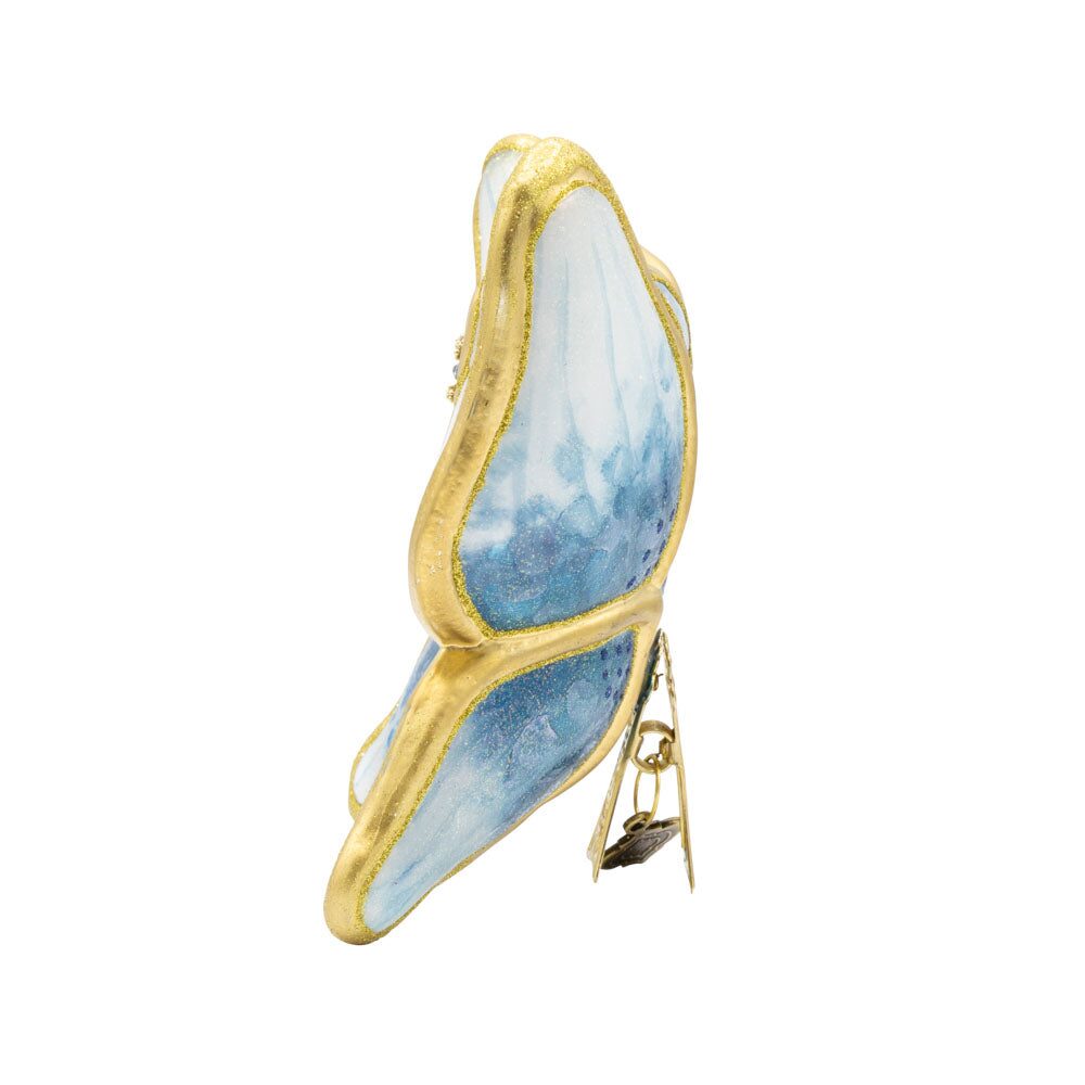 Jay Strongwater Blue Papillon Ornament, alternate view