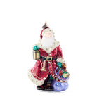 Jay Strongwater Bountiful Santa Glass Ornament