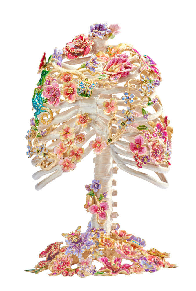 Jay Strongwater Brantley Ribcage Figurine