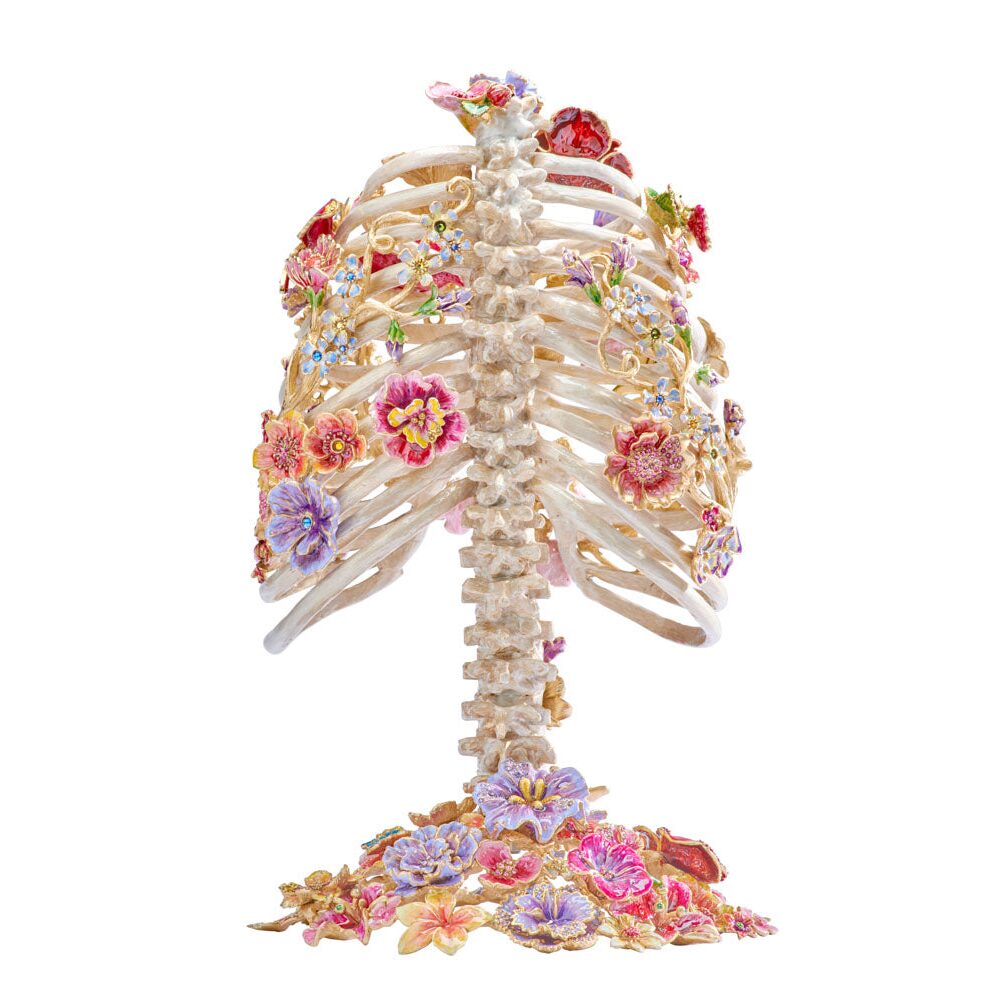 Jay Strongwater Brantley Ribcage Figurine, alternate view