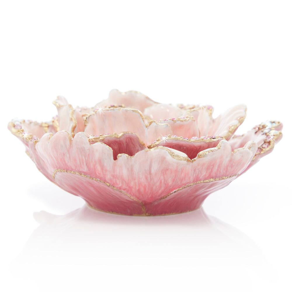 Jay Strongwater Briar Peony Tabletop Objet Figurine, alternate view