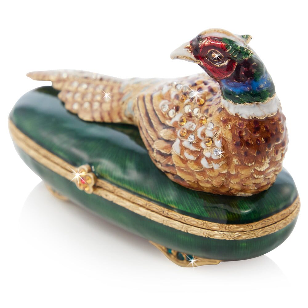 Jay Strongwater Bridget Pheasant Box, alternate view