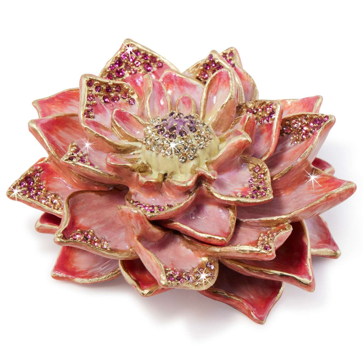 Jay Strongwater Calista Dahlia Bloom Objet Figurine, alternate view
