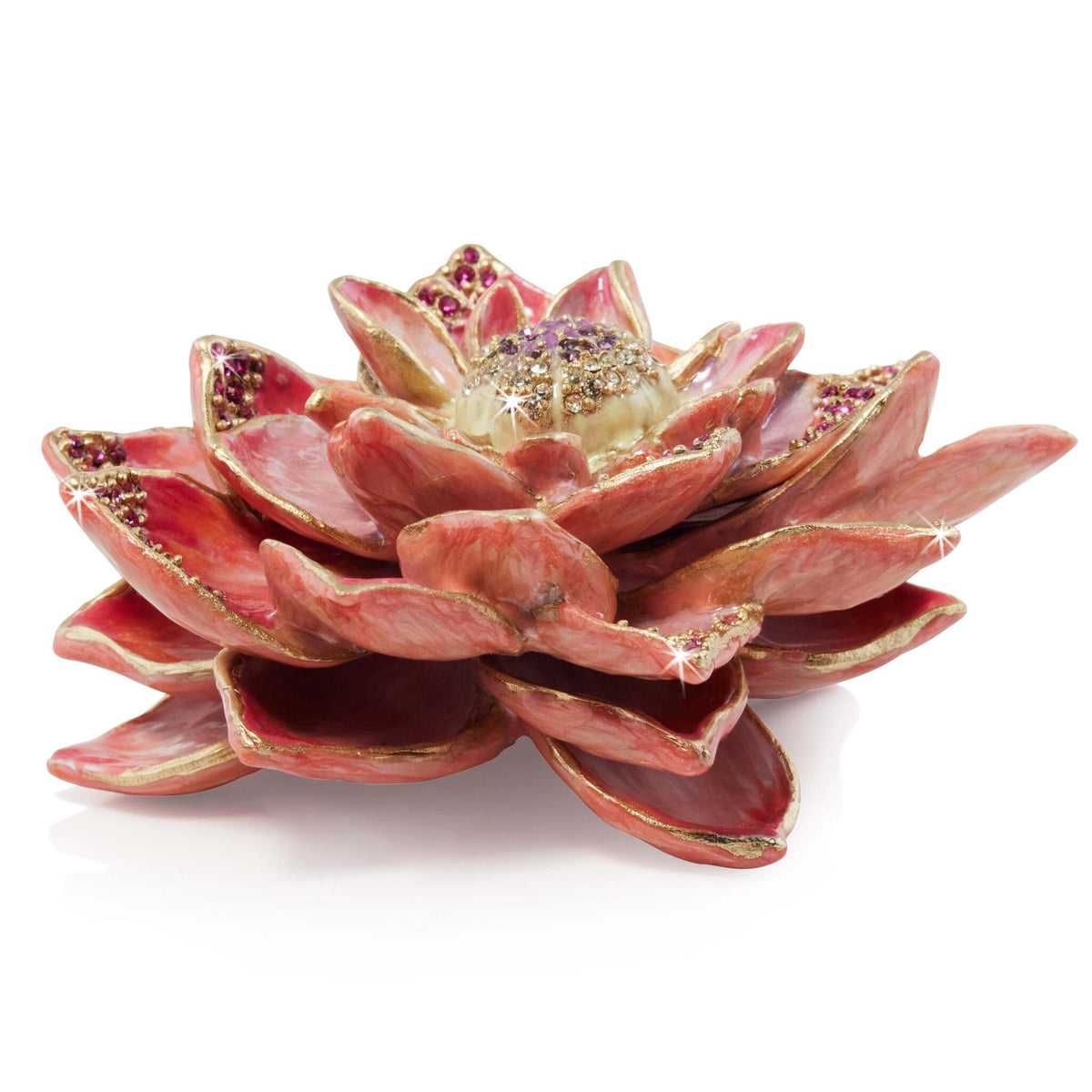 Jay Strongwater Calista Dahlia Bloom Objet Figurine, alternate view