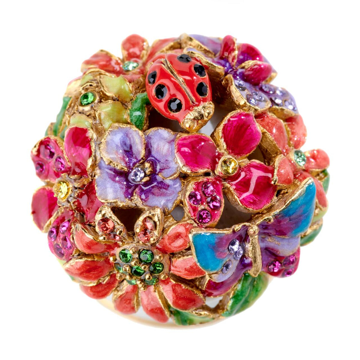Jay Strongwater Cameryn Mini Bouquet Box, alternate view