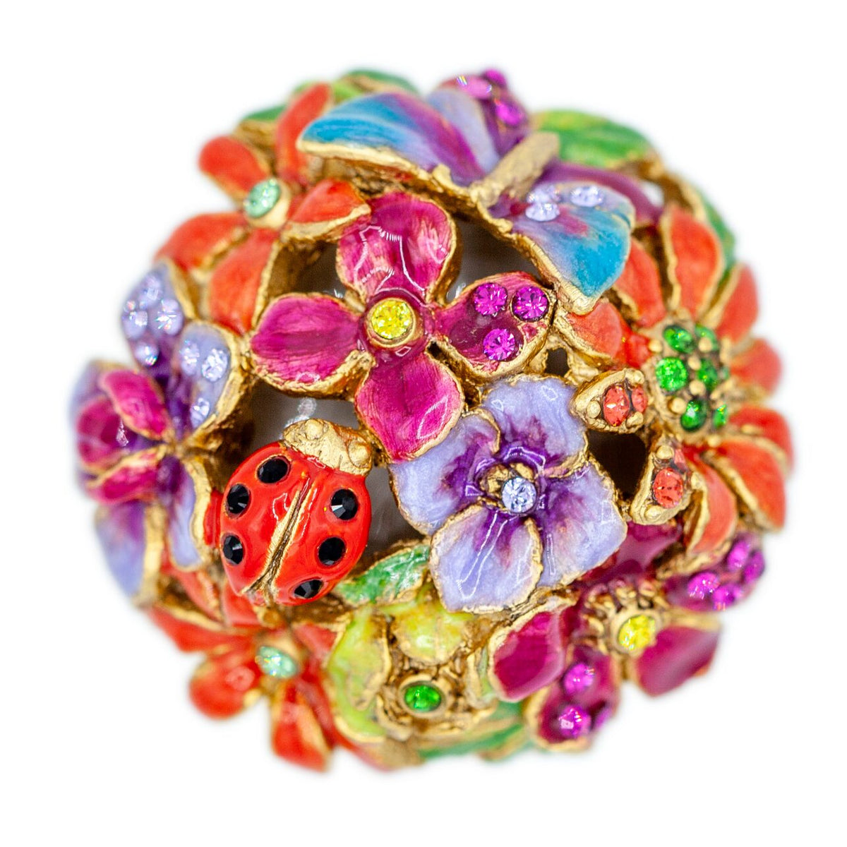 Jay Strongwater Cameryn Mini Bouquet Box, alternate view