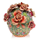 Jay Strongwater Catrina Skull with Roses Figurine, alternate view