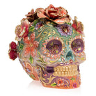 Jay Strongwater Catrina Skull with Roses Figurine, alternate view