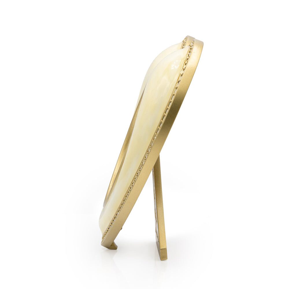 Jay Strongwater Chantal Heart Frame - Gold, alternate view