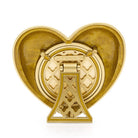 Jay Strongwater Chantal Heart Frame - Gold, alternate view