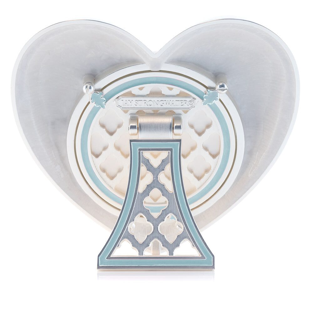 Jay Strongwater Chantal Heart Frame - Pale Blue, alternate view