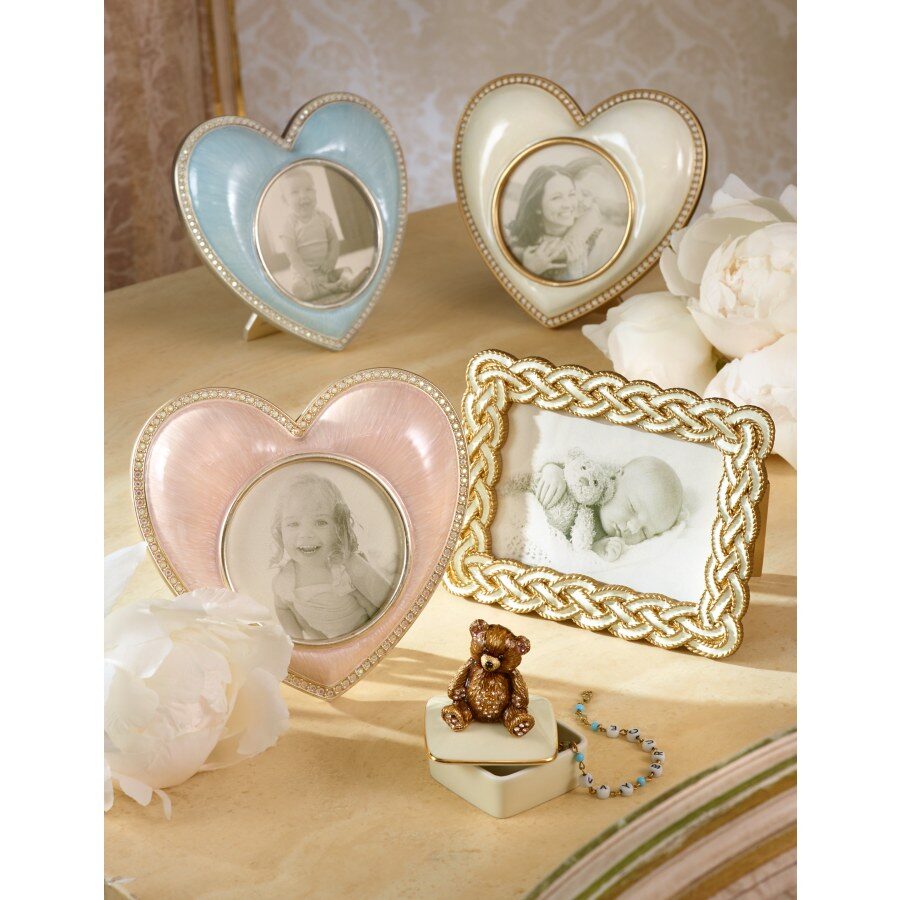Jay Strongwater Chantal Heart Frame - Pale Blue, alternate view