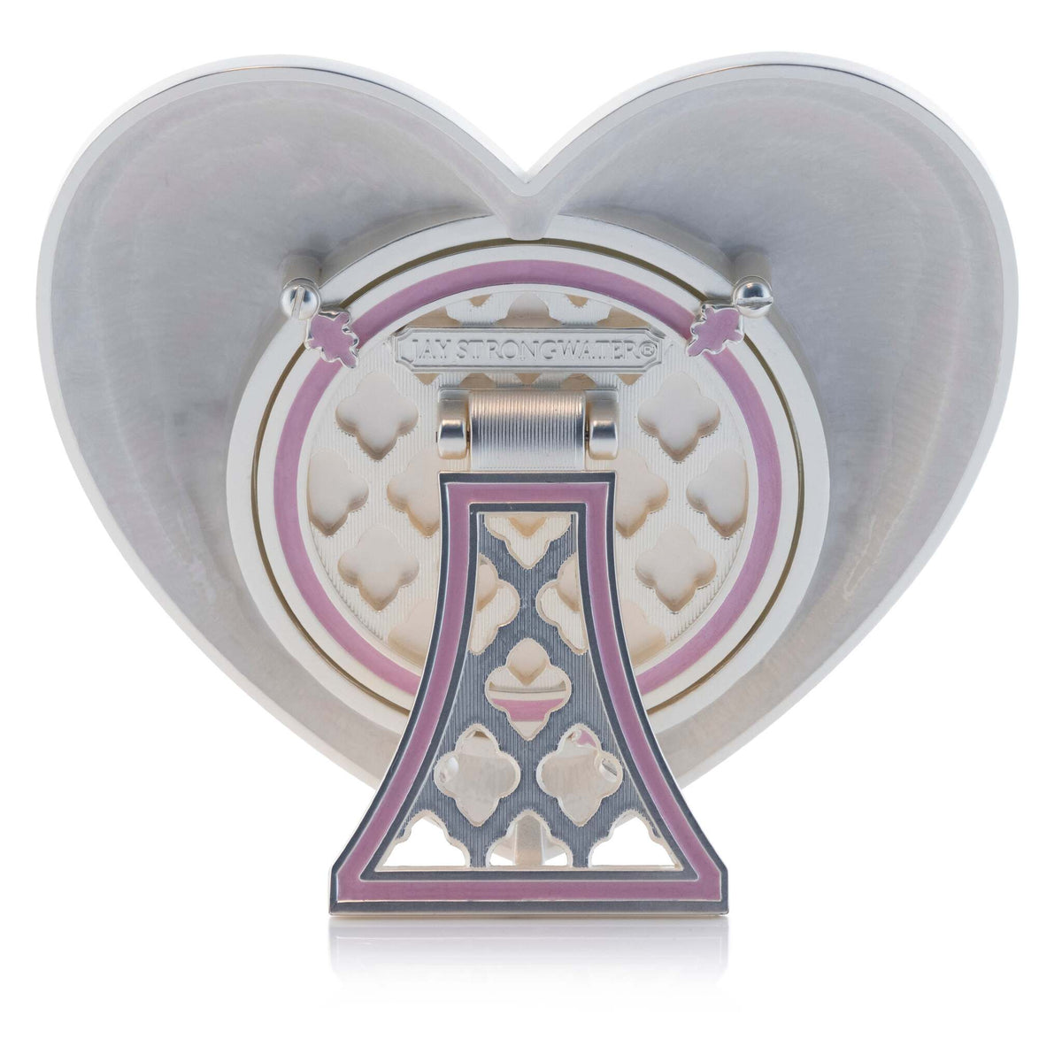Jay Strongwater Chantal Heart Frame - Pink, alternate view
