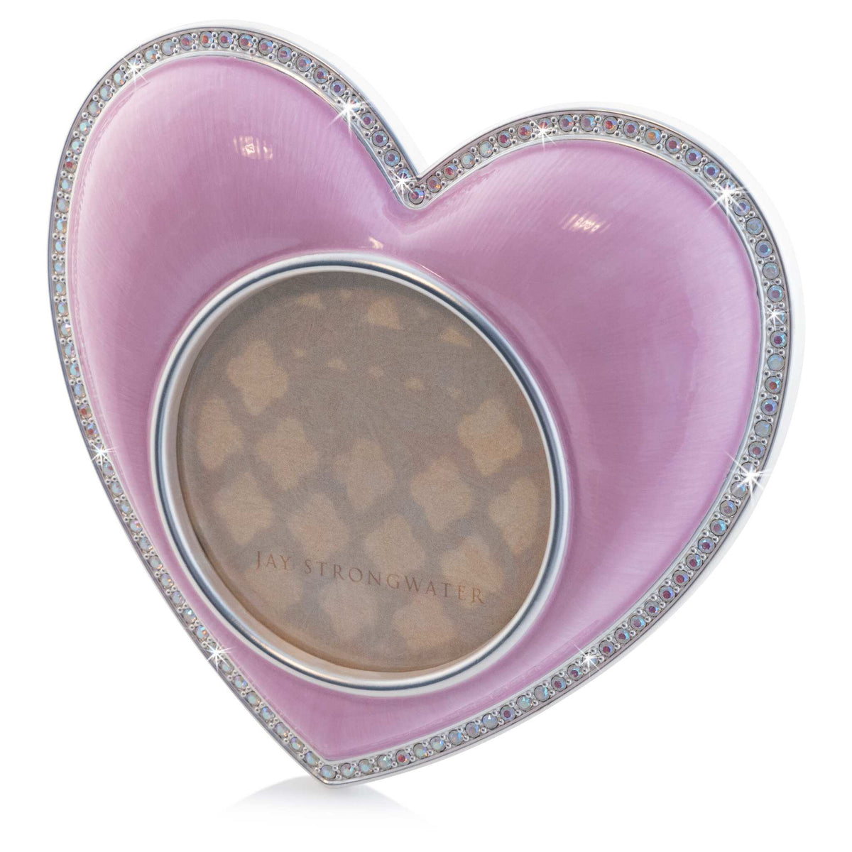 Jay Strongwater Chantal Heart Frame - Pink, alternate view