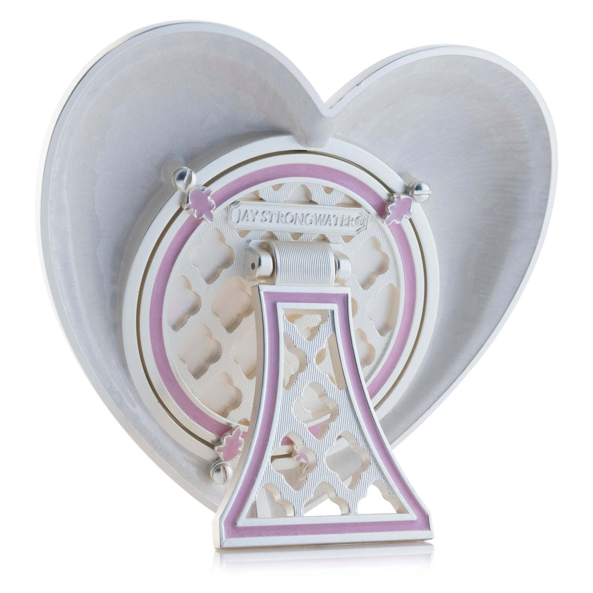 Jay Strongwater Chantal Heart Frame - Pink, alternate view