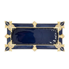 Jay Strongwater Charles Art Deco Tray - Delft Garden, alternate view
