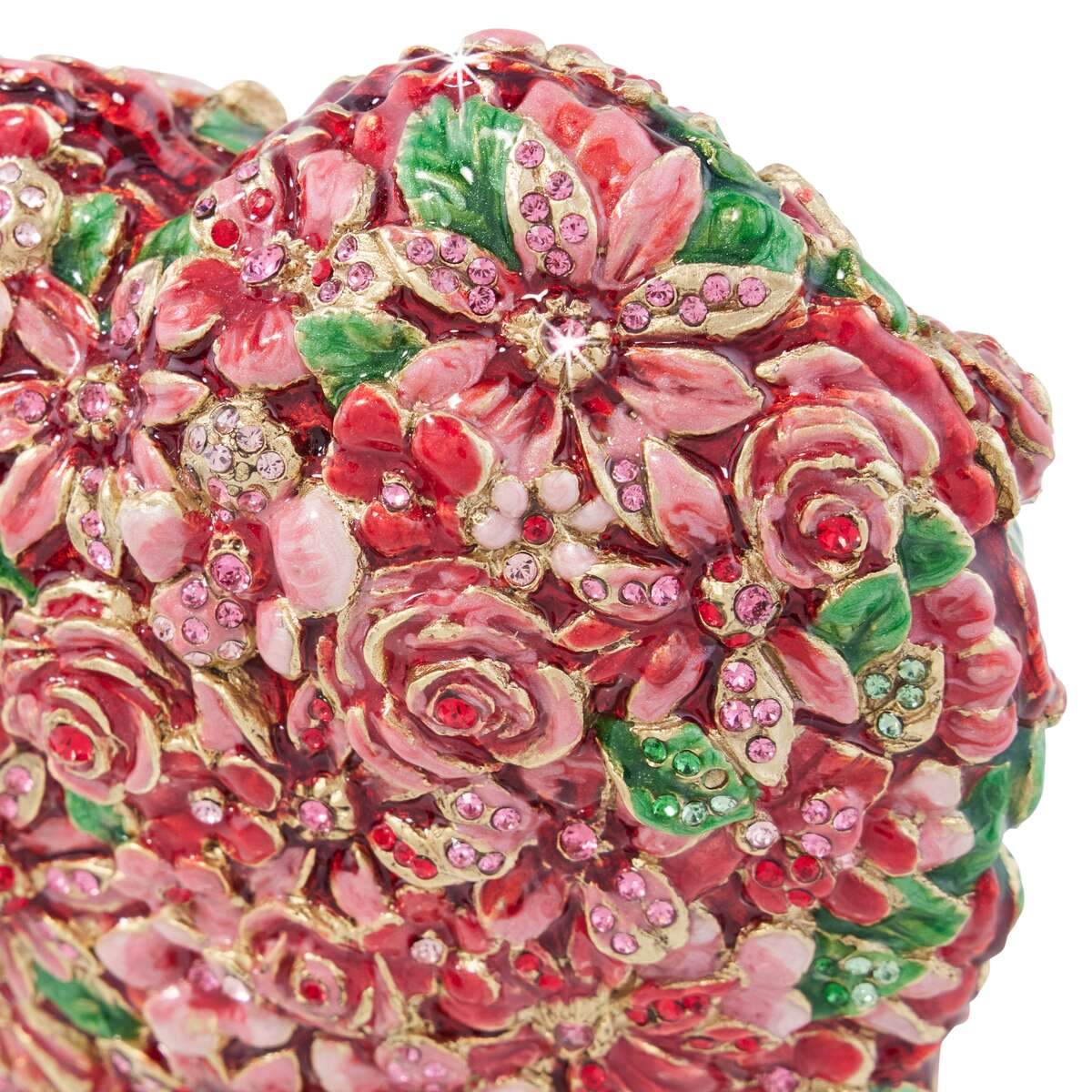 Jay Strongwater Chloe Floral Heart Figurine, alternate view