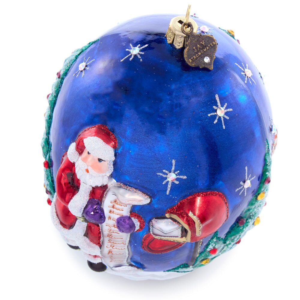 Jay Strongwater Christmas Delivery Glass Ornament, alternate view