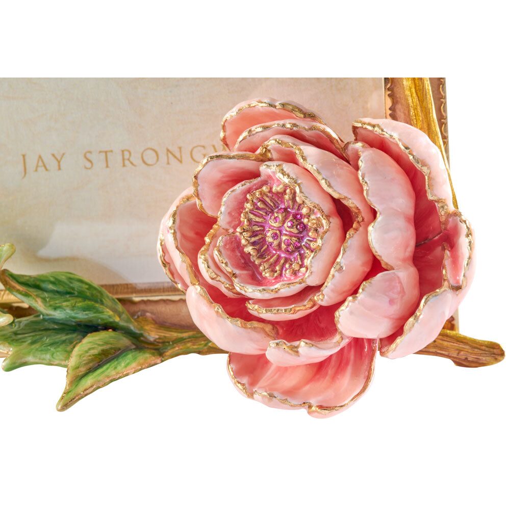Jay Strongwater Cindy 5" X 7" Peony Frame, alternate view