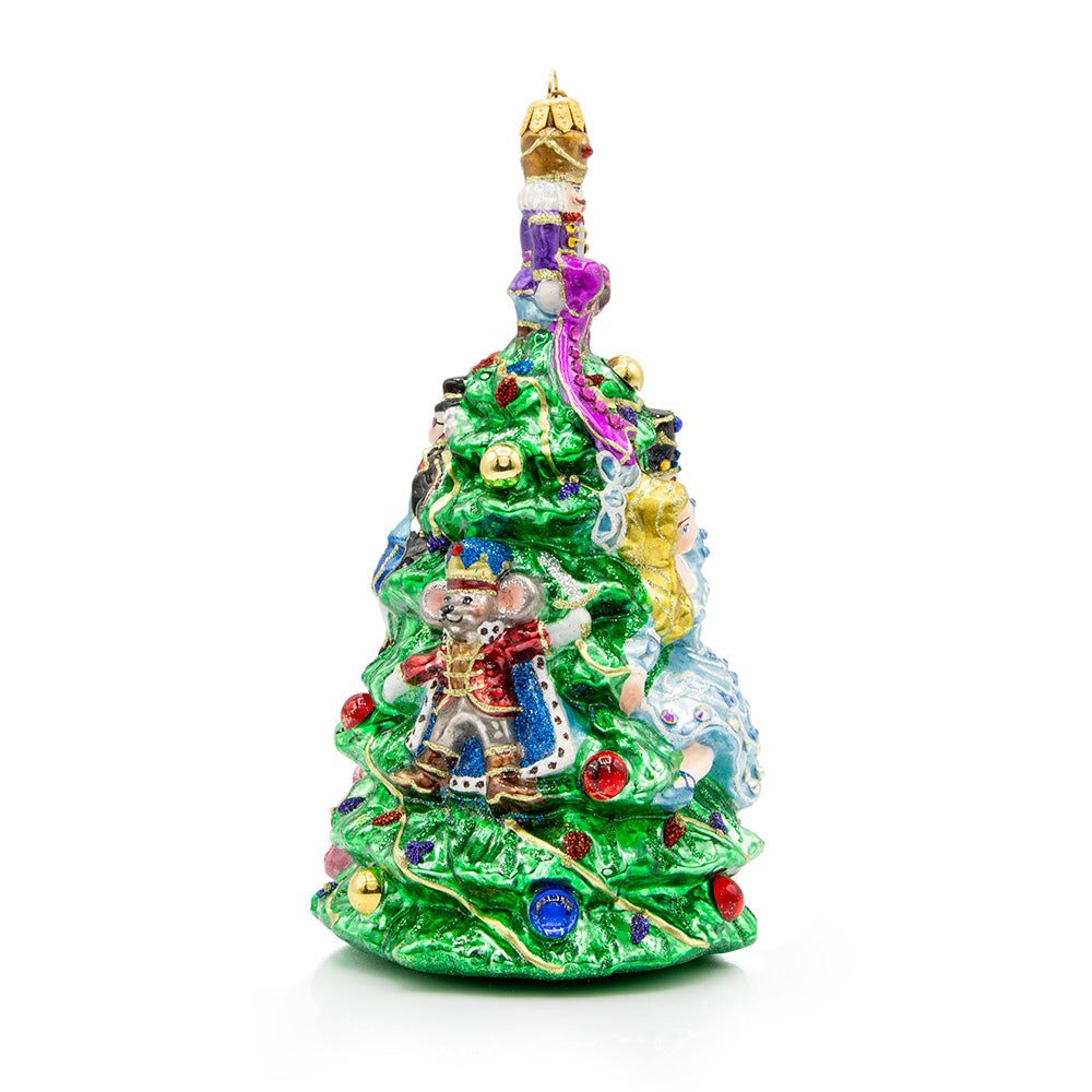 Jay Strongwater Clara and the Nutcracker Glass Ornament, alternate view