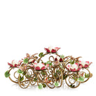 Jay Strongwater Claudine Floral & Butterfly Candelabra