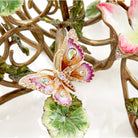 Jay Strongwater Claudine Floral & Butterfly Candelabra, alternate view