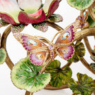 Jay Strongwater Claudine Floral & Butterfly Candelabra, alternate view