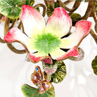 Jay Strongwater Claudine Floral & Butterfly Candelabra, alternate view