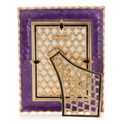 Jay Strongwater Clifton Ruffle Edge 5" X 7" Frame - Graffiti, alternate view