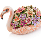 Jay Strongwater Clover Floral Flamingo Box, alternate view