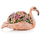 Jay Strongwater Clover Floral Flamingo Box, alternate view