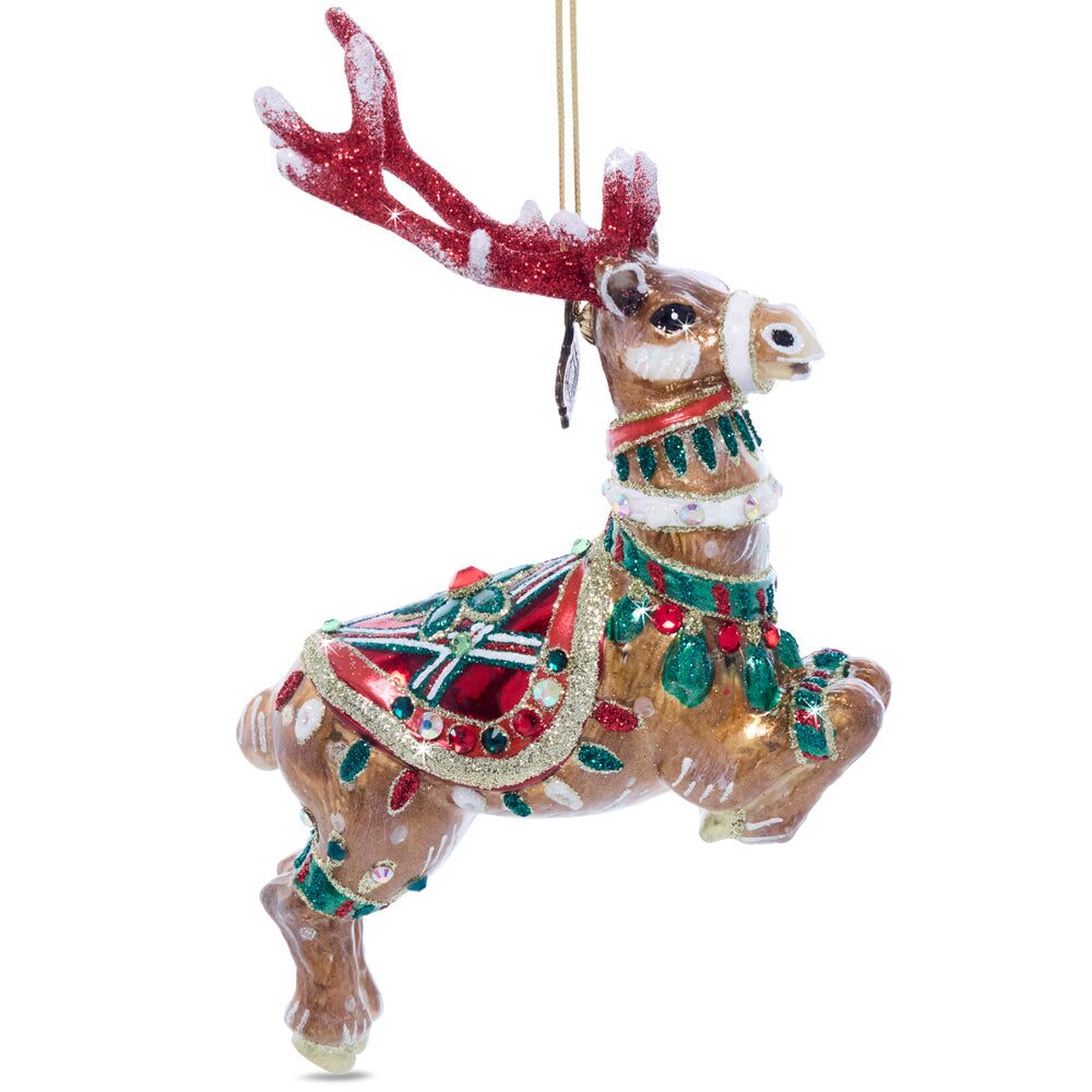 Jay Strongwater Comet Glass Ornament, alternate view