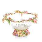 Jay Strongwater Cornelis Dutch Floral Glass Bowl, alternate view