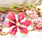 Jay Strongwater Cornelis Dutch Floral Glass Bowl, alternate view