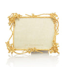 Jay Strongwater Dacia Floral Branch 8" X 10" Frame - Gold, alternate view
