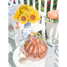 Jay Strongwater Dalton Leaf & Vine Jeweled Large Glass Jar, alternate view