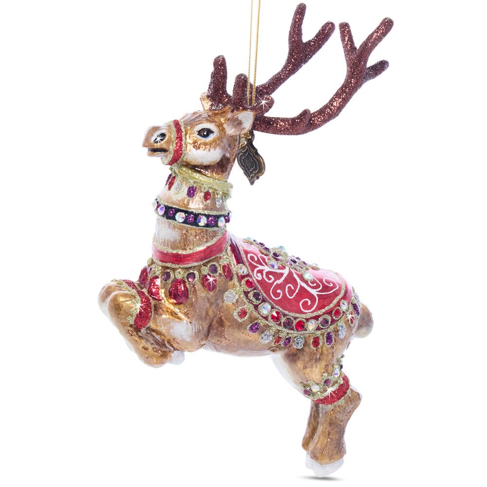 Jay Strongwater Dancer Glass Ornament, alternate view